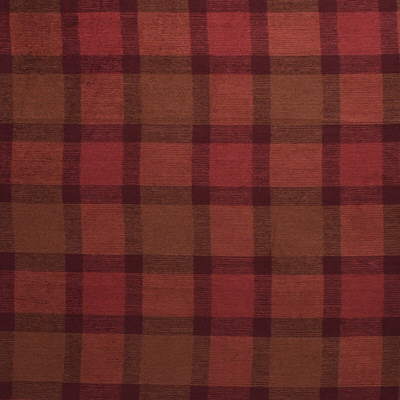 KRAVET COUTURE 19966.12.0 STRATHMORE PLAID BORDEAUX Fabric - Eade's Wallpaper