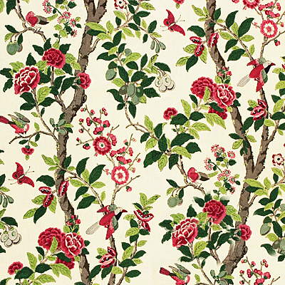 LEE JOFA 2002176.319.0 ELDON HANDBLOCK DOCUMEN Fabric - Eade's Wallpaper