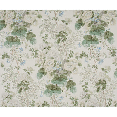 LEE JOFA 2005100.311.0 HOLLYHOCK HDB GREY/SAGE Fabric - Eade's Wallpaper