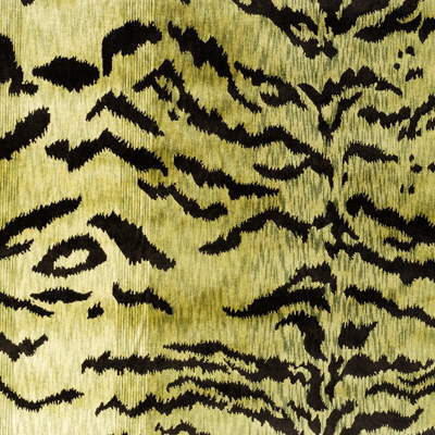 LEE JOFA 2005228.23.0 TIGER VELVET MOSS Fabric - Eade's Wallpaper
