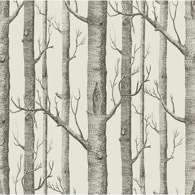 LEE JOFA 2009142.18.0 WOODS PRINT GRAPHITE Fabric - Eade's Wallpaper