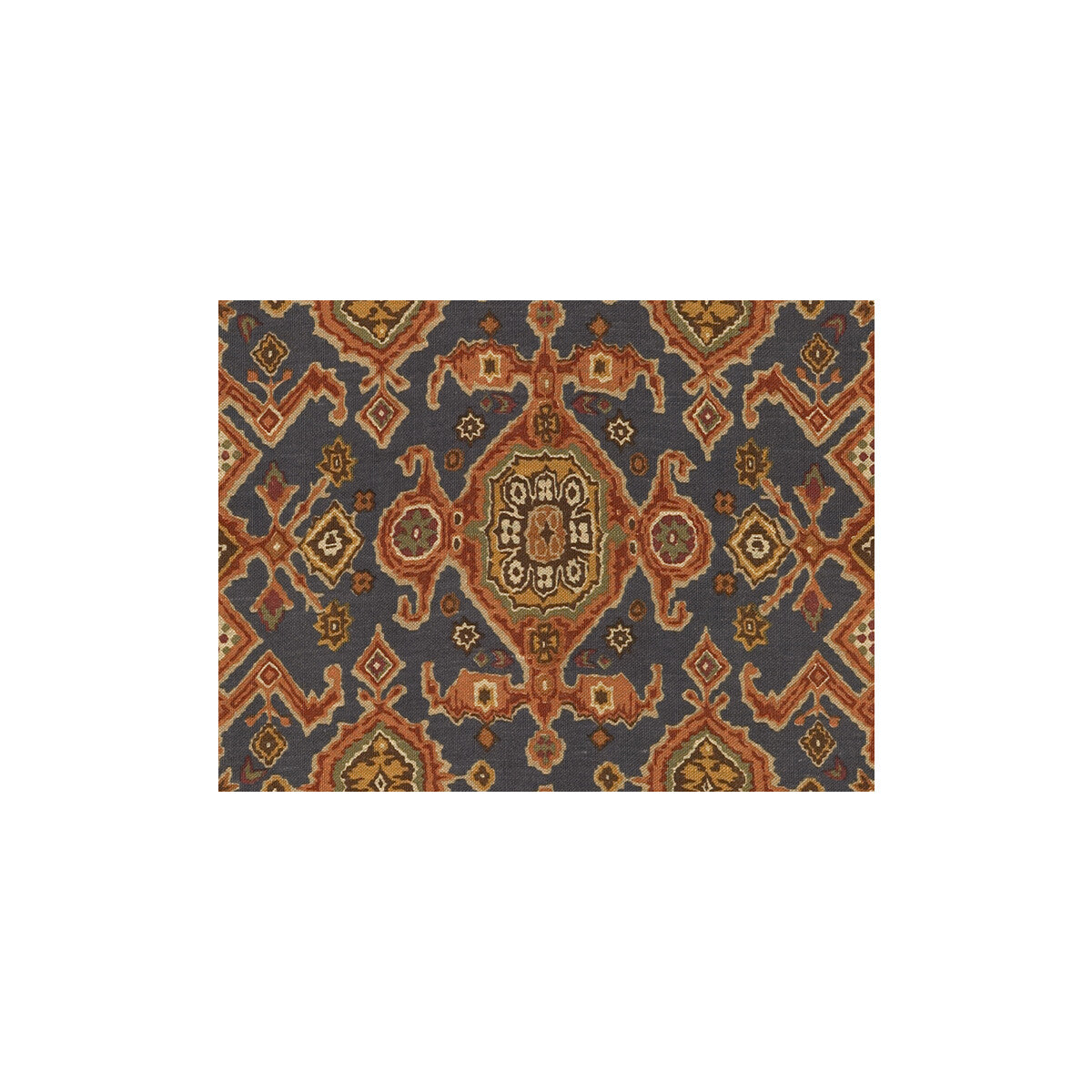 LEE JOFA 2009145.15.0 PERSEUS PRINT BLUE Fabric - Eade's Wallpaper