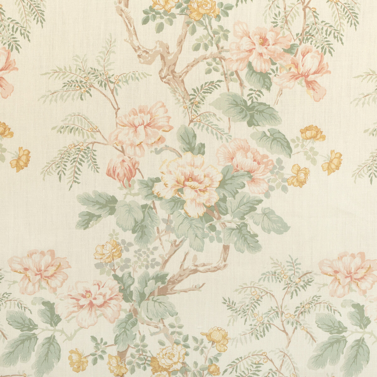 LEE JOFA 2009164.73.0 CHINESE PEONY BLUSH Fabric - Eade's Wallpaper