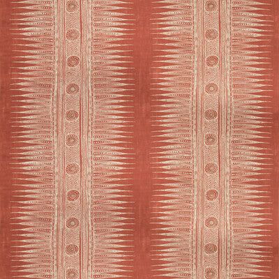 LEE JOFA 2010136.119.0 INDIAN ZAG MADDER Fabric - Eade's Wallpaper