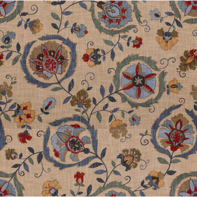 LEE JOFA 2011130.315.0 MONTMARTRE SKY/SAGE Fabric - Eade's Wallpaper