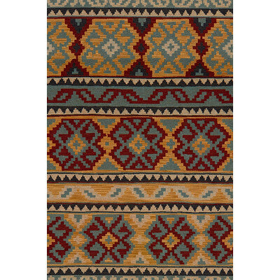 LEE JOFA 2012112.154.0 KEKOUA CAPRI/OCHRE Fabric - Eade's Wallpaper