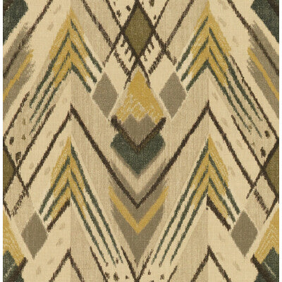 LEE JOFA 2012140.421.0 SYRIE COAL/OCHRE Fabric - Eade's Wallpaper