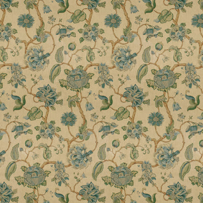 LEE JOFA 2013130.515.0 TIDEWATER BLOCK BLUE Fabric - Eade's Wallpaper