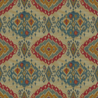 LEE JOFA 2015125.139.0 BOSHAM LAKE/RED Fabric - Eade's Wallpaper