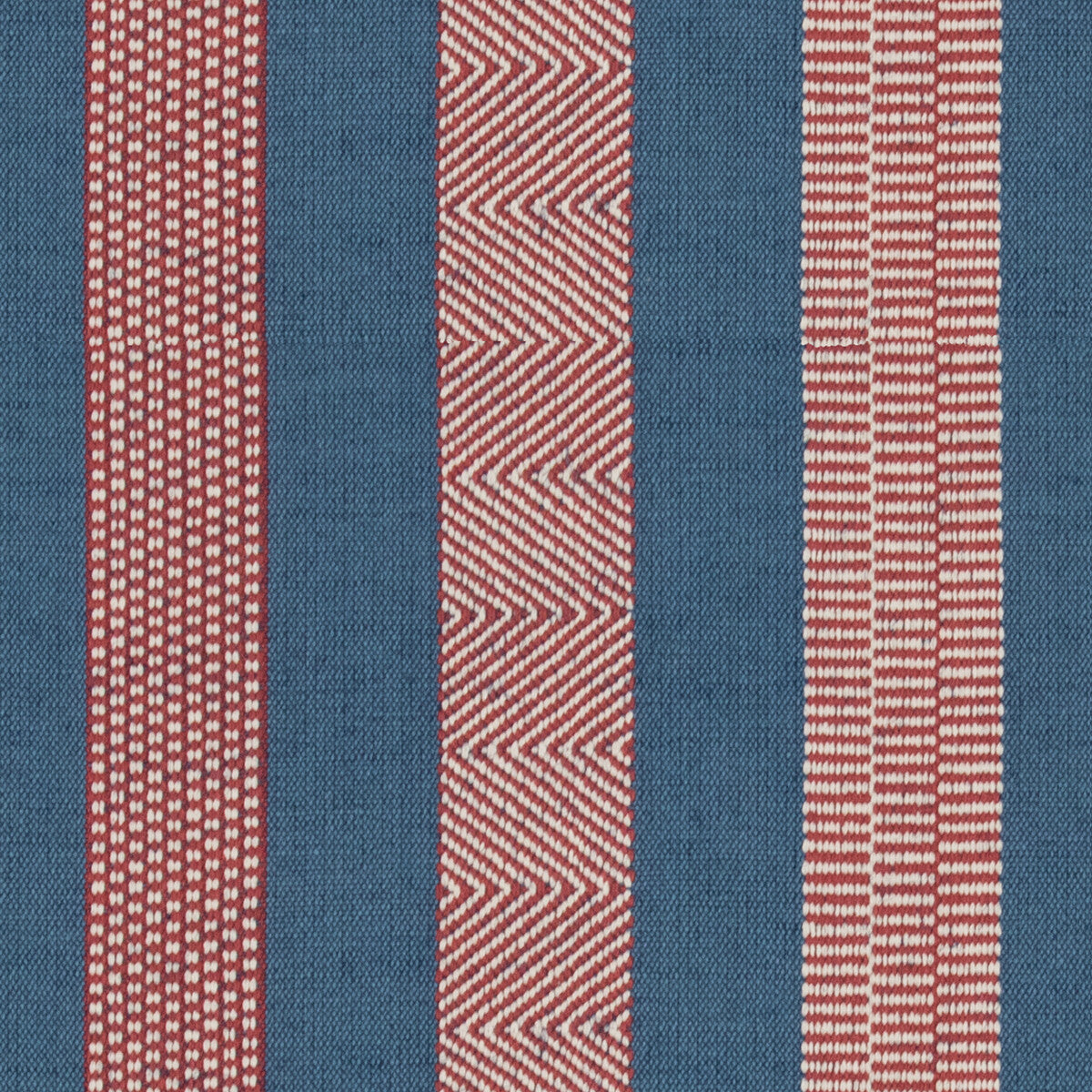 LEE JOFA 2017100.519.0 BERBER DENIM/RUBY Fabric - Eade's Wallpaper