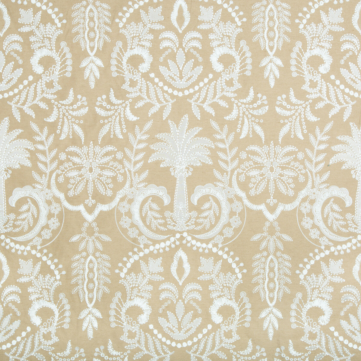 LEE JOFA 2017102.6.0 GOLCONDA TOBACCO Fabric - Eade's Wallpaper