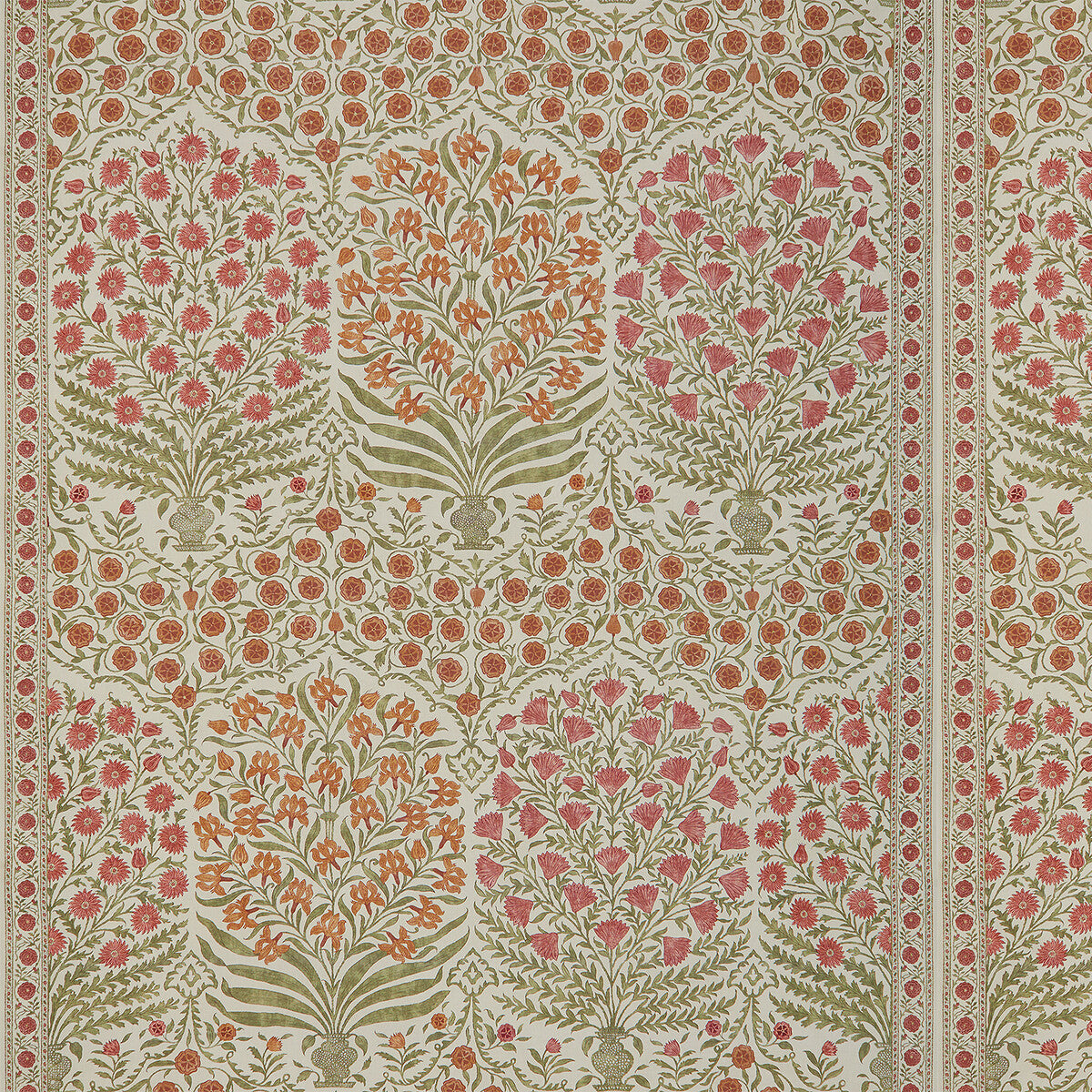 LEE JOFA 2017108.924.0 SAMEERA SPICE/BERRY Fabric - Eade's Wallpaper