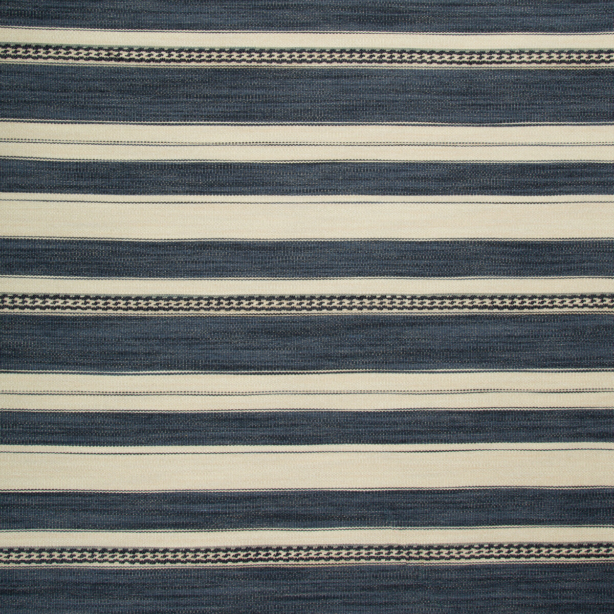LEE JOFA 2017143.550.0 ENTOTO STRIPE BLUE/INDIGO Fabric - Eade's Wallpaper
