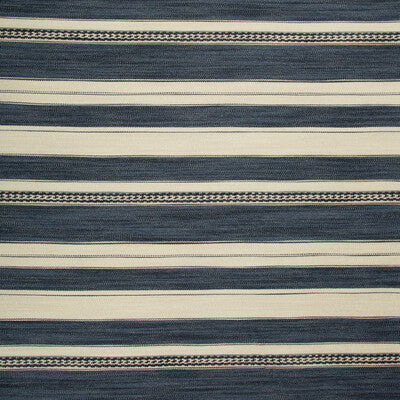 LEE JOFA 2017143.550.0 ENTOTO STRIPE BLUE/INDIGO Fabric - Eade's Wallpaper