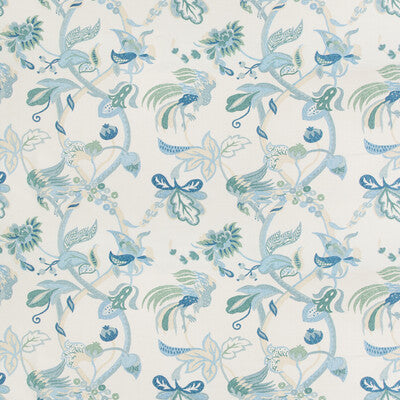 LEE JOFA 2017162.135.0 GORDA JADE/MIST Fabric - Eade's Wallpaper