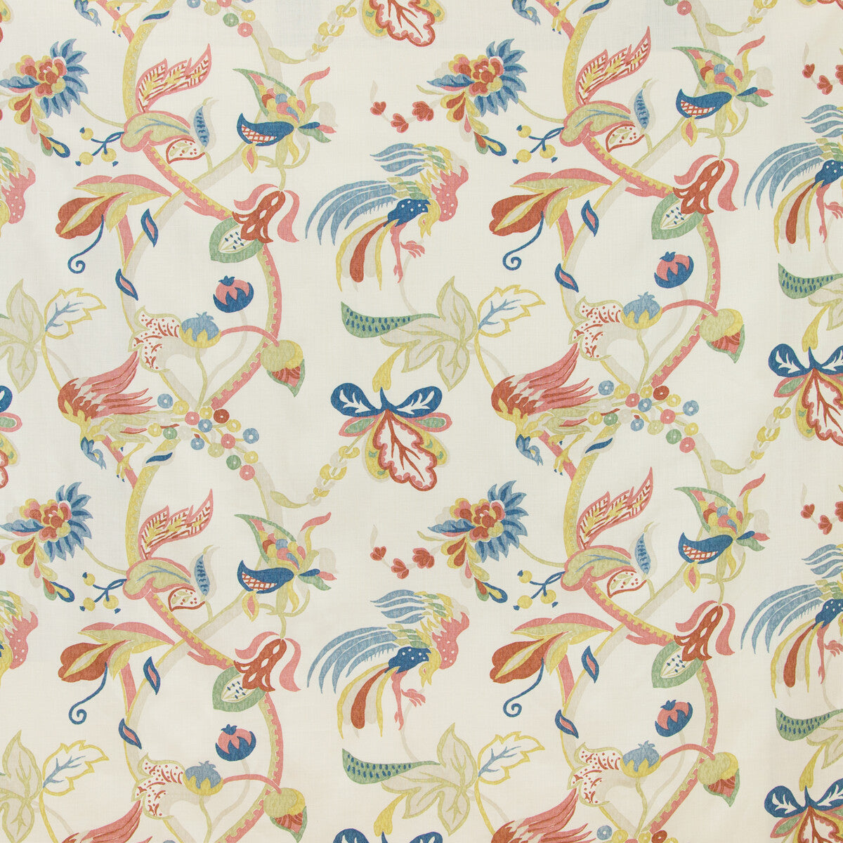 LEE JOFA 2017162.194.0 GORDA BERRY/GOLD Fabric - Eade's Wallpaper