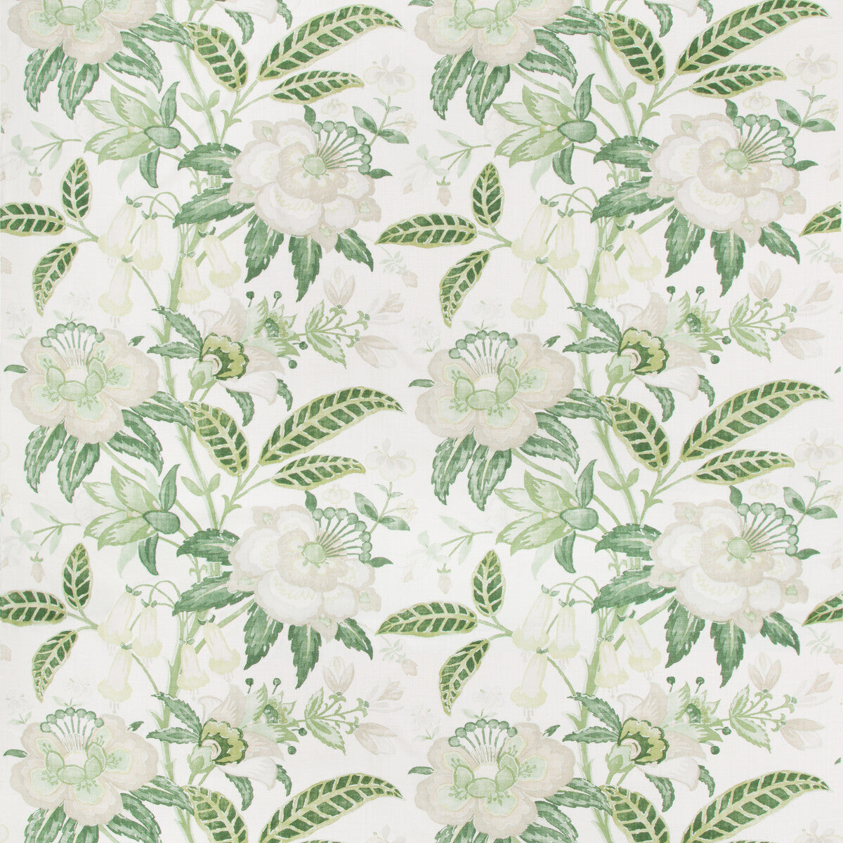 LEE JOFA 2017164.233.0 DAVENPORT PRINT GREENERY Fabric - Eade's Wallpaper