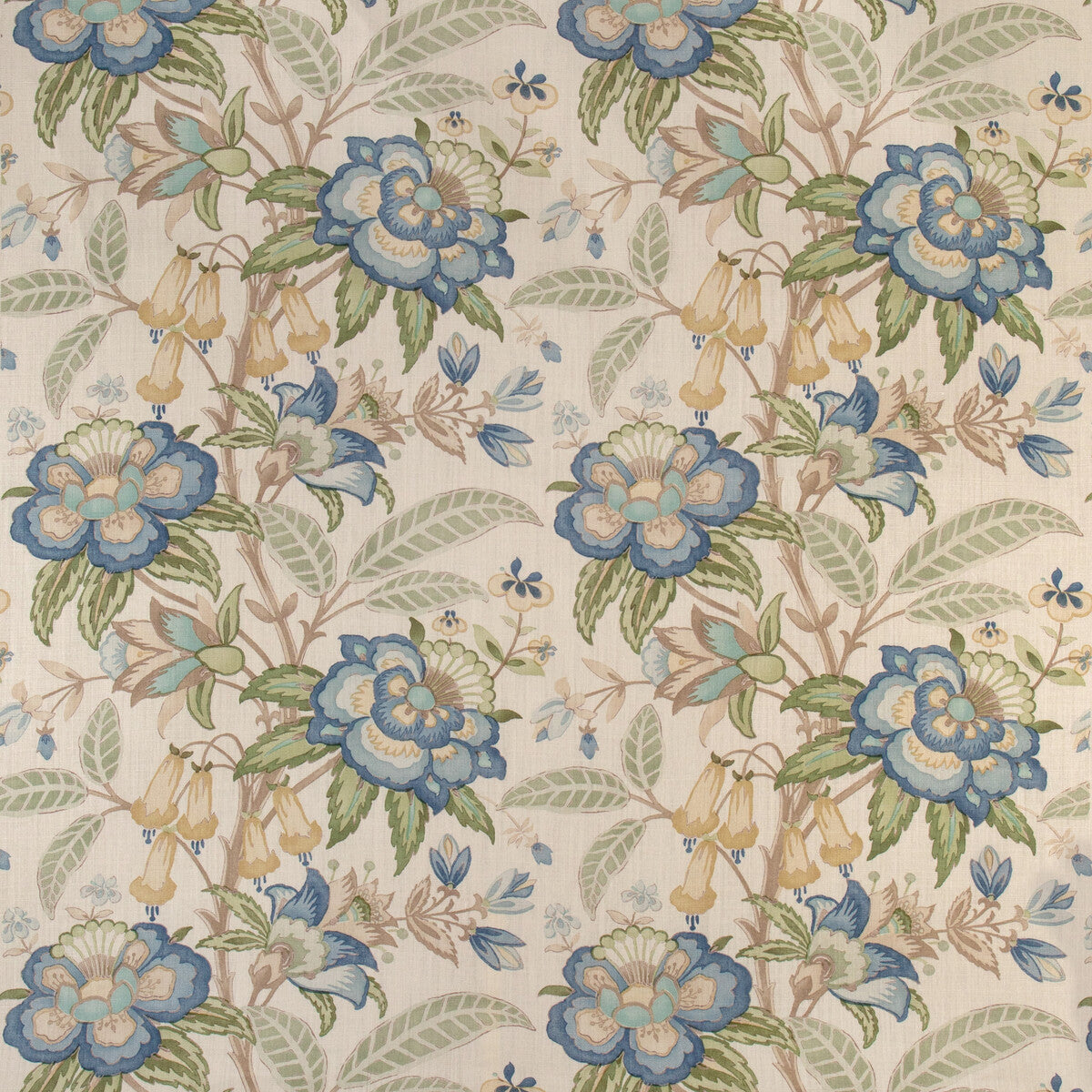 LEE JOFA 2017164.530.0 DAVENPORT PRINT PACIFIC Fabric - Eade's Wallpaper