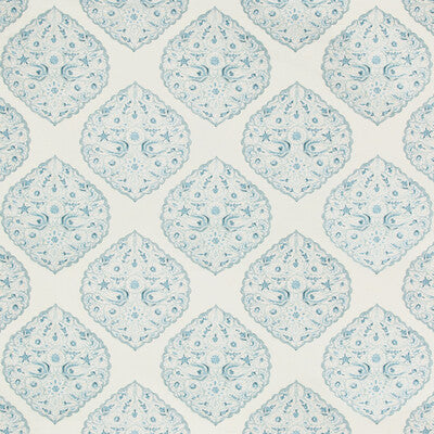 LEE JOFA 2017165.5.0 LIDO PRINT SKY Fabric - Eade's Wallpaper