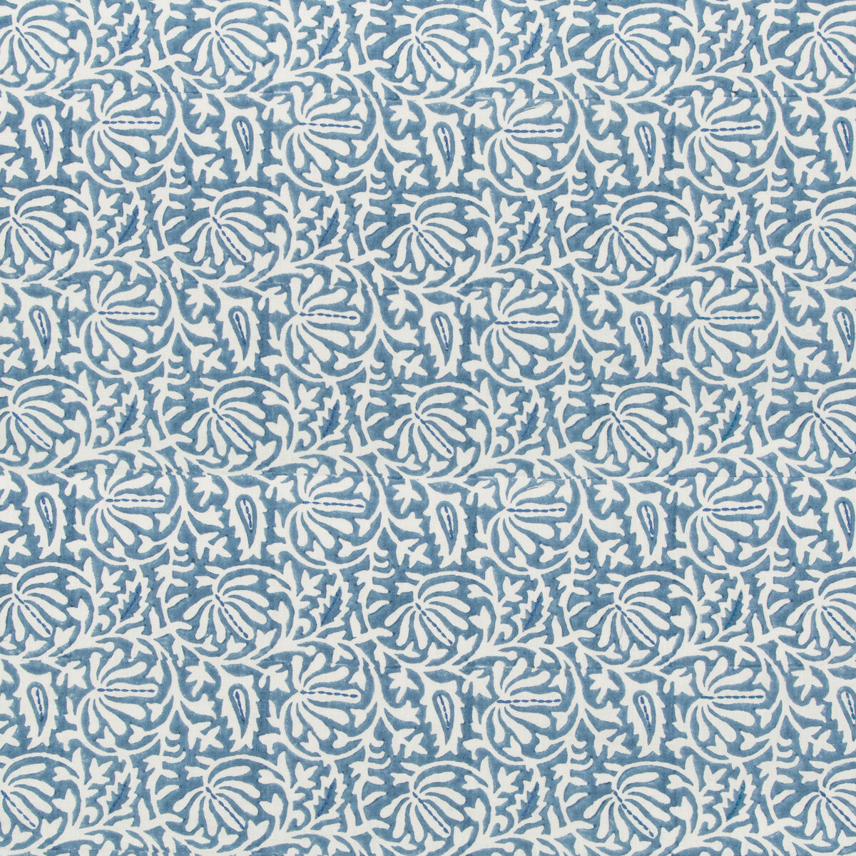 LEE JOFA 2017169.5.0 LAINE PRINT BLUEBELL Fabric - Eade's Wallpaper