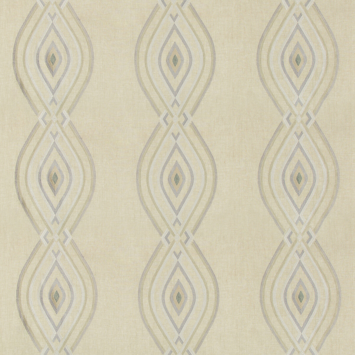 LEE JOFA 2017172.111.0 ORA EMBROIDERY BLUFF Fabric - Eade's Wallpaper