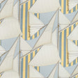 LEE JOFA 2018136.405.0 ST TROPEZ PRINT BLUE/YELLOW Fabric - Eade's Wallpaper