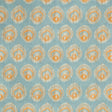 LEE JOFA 2018141.125.0 MONACO PRINT AQUA/MELON Fabric - Eade's Wallpaper