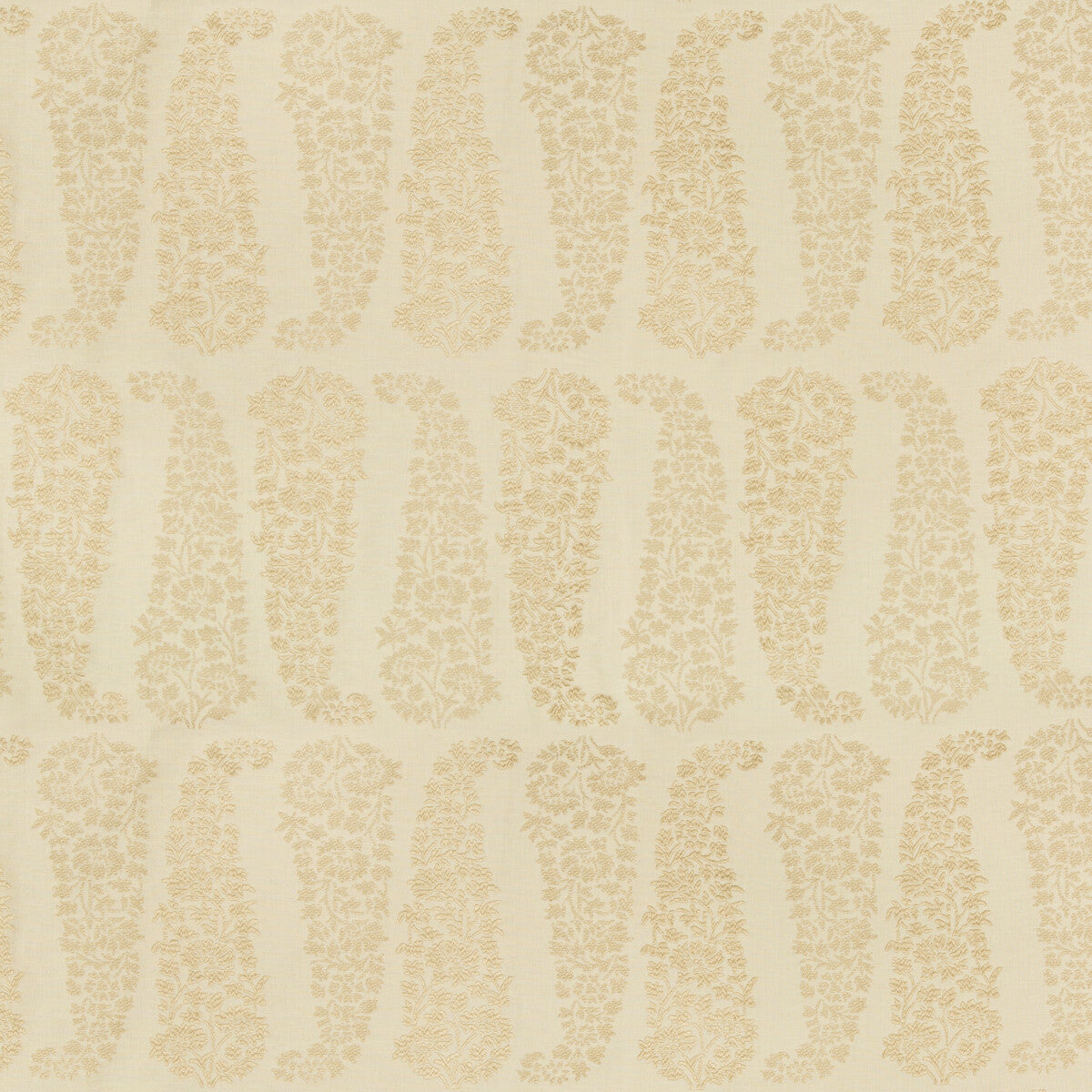 LEE JOFA 2018149.16.0 LANARE PAISLEY PEARL/BEIGE Fabric - Eade's Wallpaper