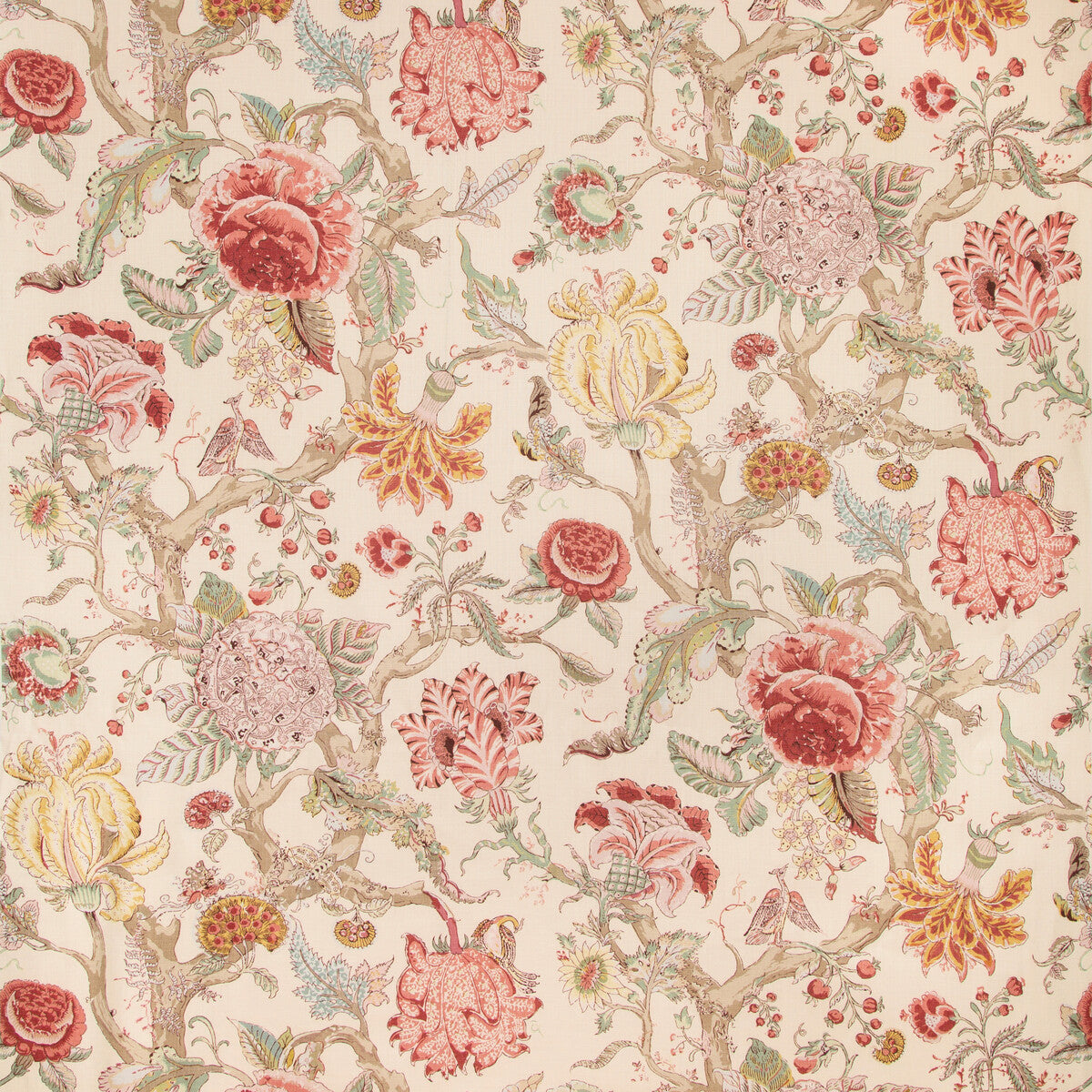 LEE JOFA 2019102.147.0 ADLINGTON ROSE Fabric - Eade's Wallpaper
