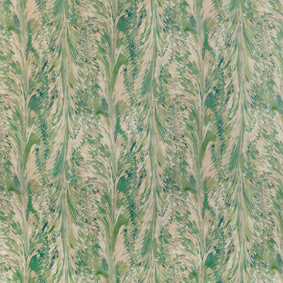 LEE JOFA 2019114.33.0 TAPLOW PRINT JADE/LEAF Fabric - Eade's Wallpaper