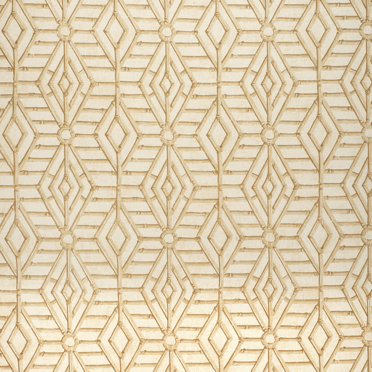 LEE JOFA 2020114.1616.0 BAMBOO CANE BEIGE/ECRU Fabric - Eade's Wallpaper