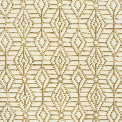 LEE JOFA 2020114.164.0 BAMBOO CANE BEIGE/WHITE Fabric - Eade's Wallpaper