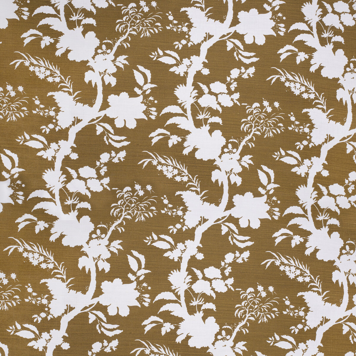 LEE JOFA 2020119.340.0 BEIJING BLOSSOM OLIVE Fabric - Eade's Wallpaper