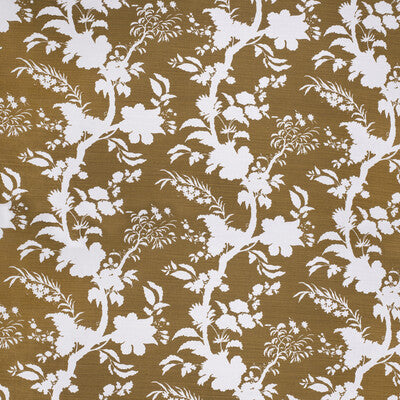 LEE JOFA 2020119.340.0 BEIJING BLOSSOM OLIVE Fabric - Eade's Wallpaper