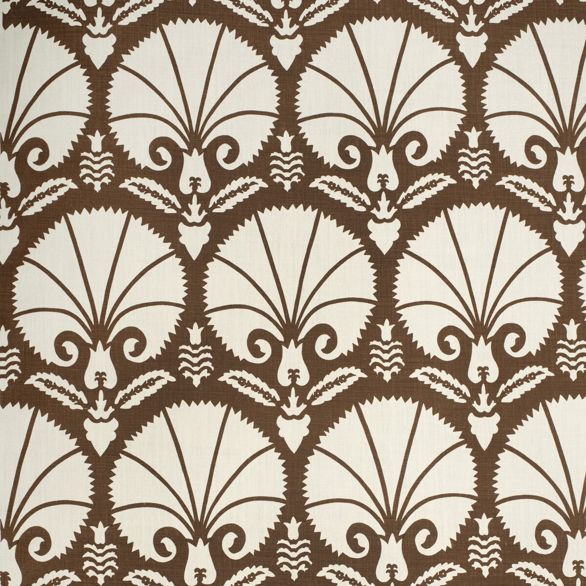 LEE JOFA 2020126.166.0 BURSA BROWN Fabric - Eade's Wallpaper
