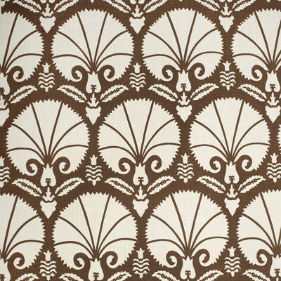 LEE JOFA 2020126.166.0 BURSA BROWN Fabric - Eade's Wallpaper