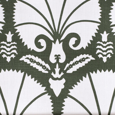LEE JOFA 2020126.3.0 BURSA DARK GREEN Fabric - Eade's Wallpaper