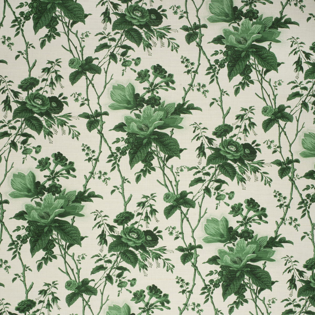 LEE JOFA 2020129.31.0 DE LA TOUR PAOLOS GREEN Fabric - Eade's Wallpaper
