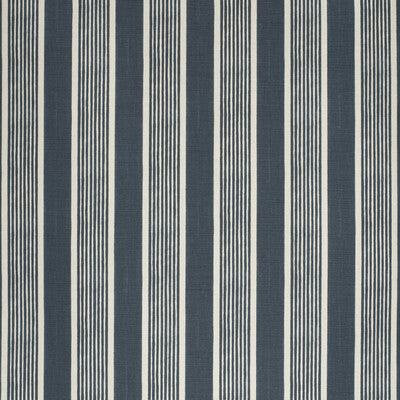 LEE JOFA 2020131.501.0 ELBA STRIPE NAVY Fabric - Eade's Wallpaper