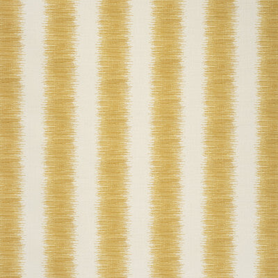 LEE JOFA 2020135.416.0 HAMPTON STRIPE AMBER/ECRU Fabric - Eade's Wallpaper