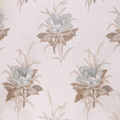 LEE JOFA 2020143.1316.0 MELBA FLOWER LICHEN/ECRU Fabric - Eade's Wallpaper