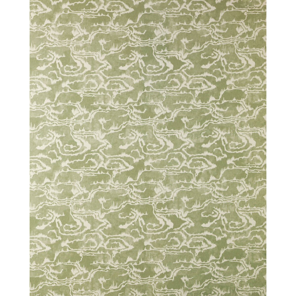 LEE JOFA 2020162.3.0 RIVIERE GREEN Fabric - Eade's Wallpaper