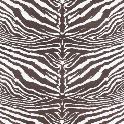 LEE JOFA 2020171.66.0 ZEBRA BROWN Fabric - Eade's Wallpaper