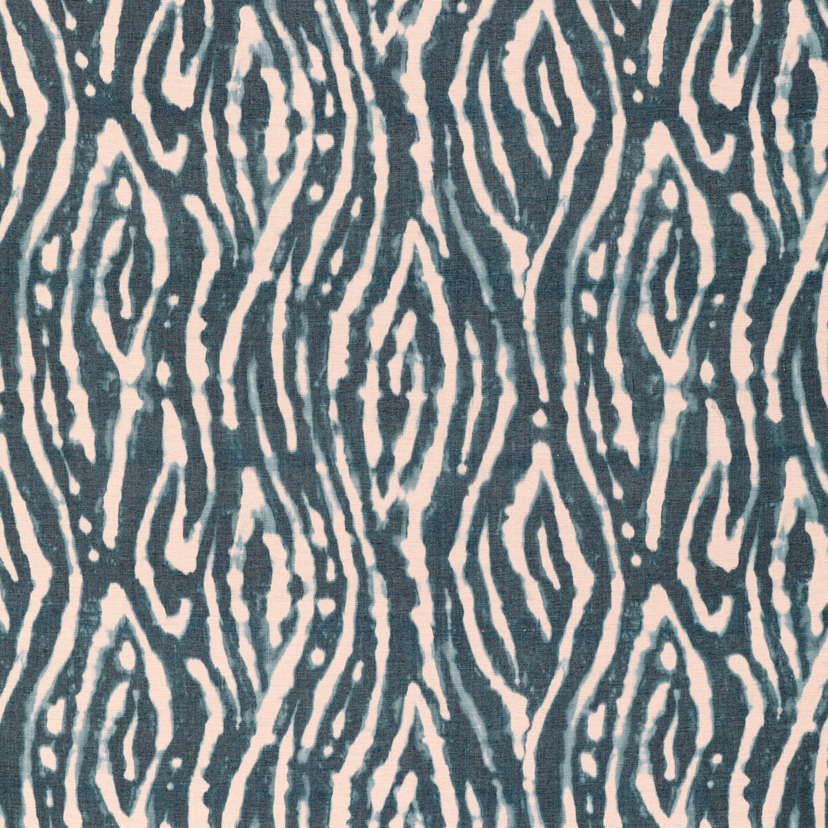 LEE JOFA 2020203.50.0 SALINA PRINT INDIGO Fabric - Eade's Wallpaper