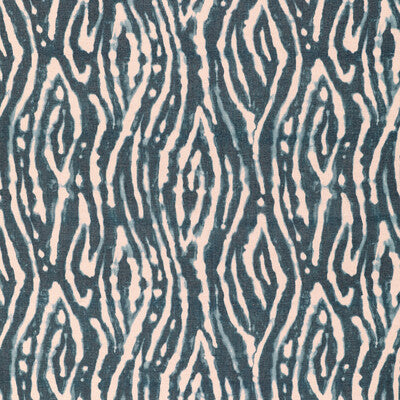 LEE JOFA 2020203.50.0 SALINA PRINT INDIGO Fabric - Eade's Wallpaper