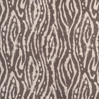 LEE JOFA 2020203.68.0 SALINA PRINT SMOKE Fabric - Eade's Wallpaper