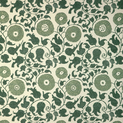 LEE JOFA 2020204.33.0 ELDORA PRINT JUNIPER/LEAF Fabric - Eade's Wallpaper