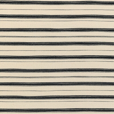 LEE JOFA 2020209.81.0 MEEKER STRIPE BLACK Fabric - Eade's Wallpaper