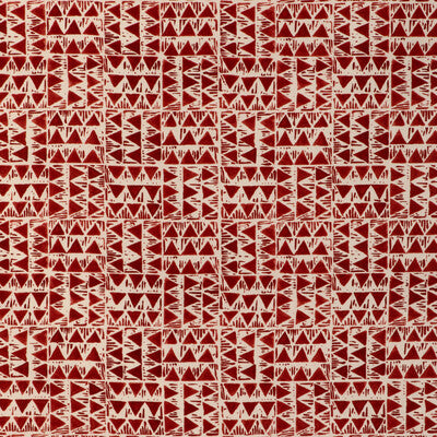 LEE JOFA 2020210.19.0 YAMPA PRINT RUBY Fabric - Eade's Wallpaper