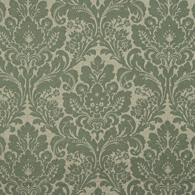 LEE JOFA 2020212.3030.0 ACANTHUS DAMASK LODEN Fabric - Eade's Wallpaper